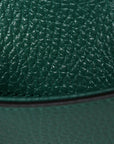 Dollar Calfskin Crystal Mini Dionysus Top Handle Bag Emerald