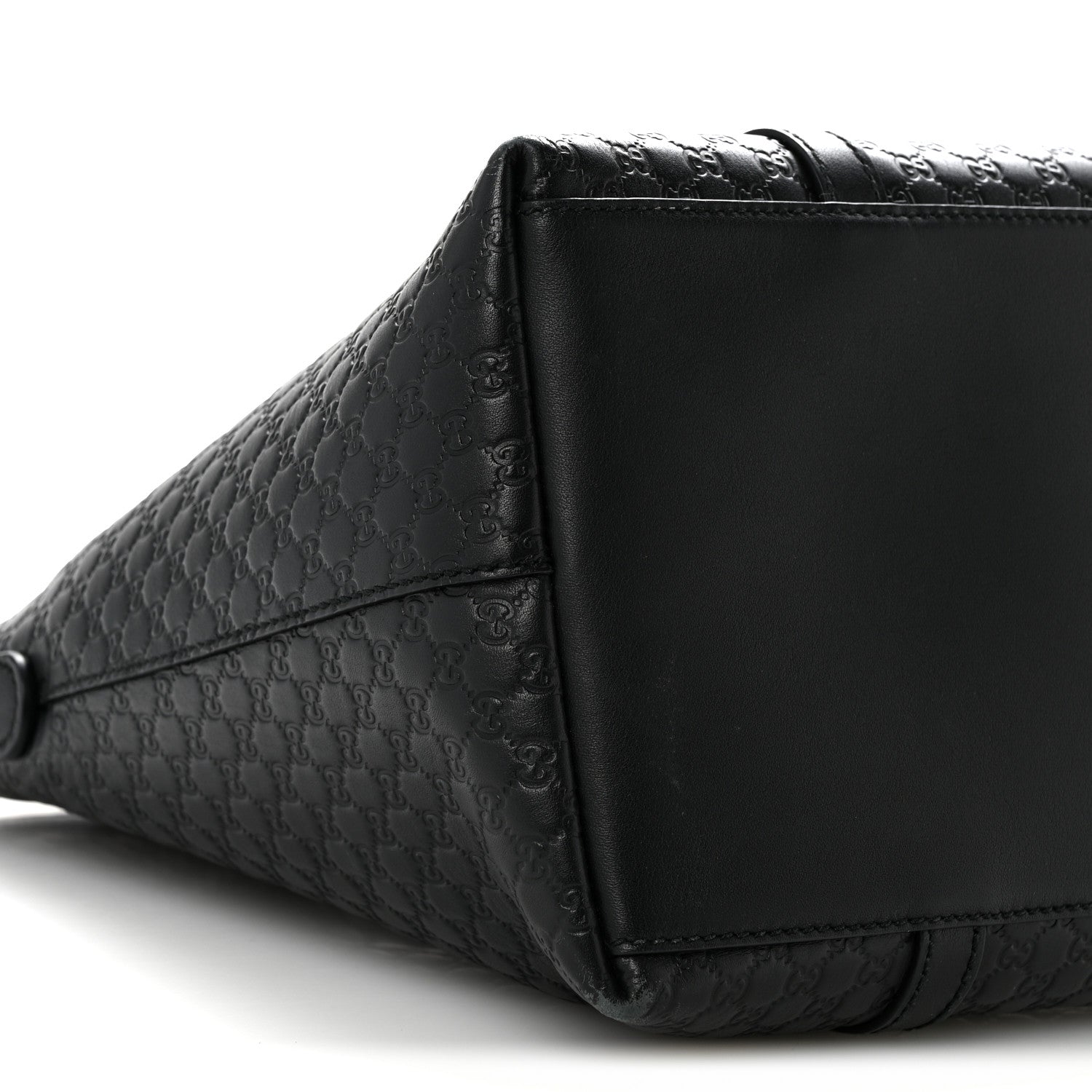Soft MicroGCCIssima Dome Satchel Black