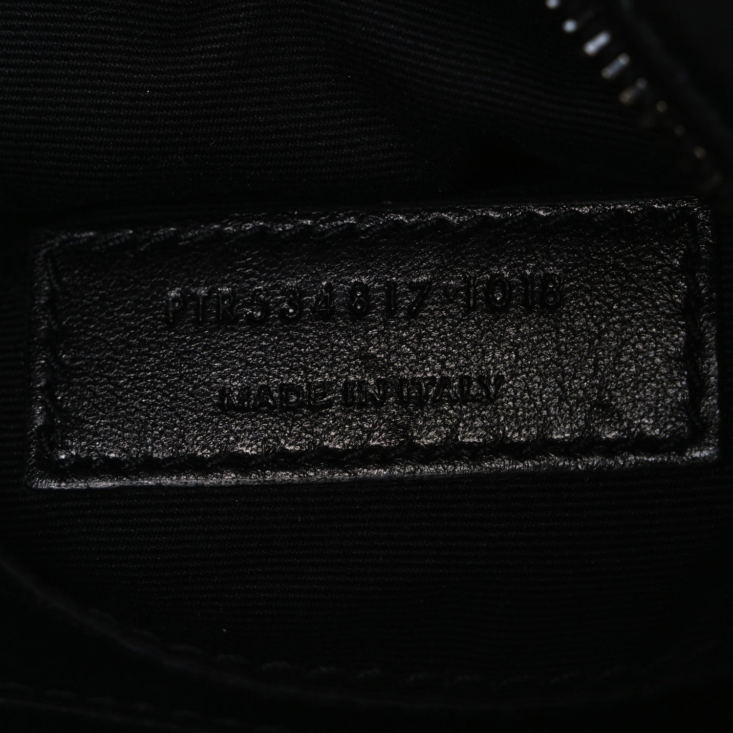 Calfskin Matelasse Monogram Lou Belt Bag Black