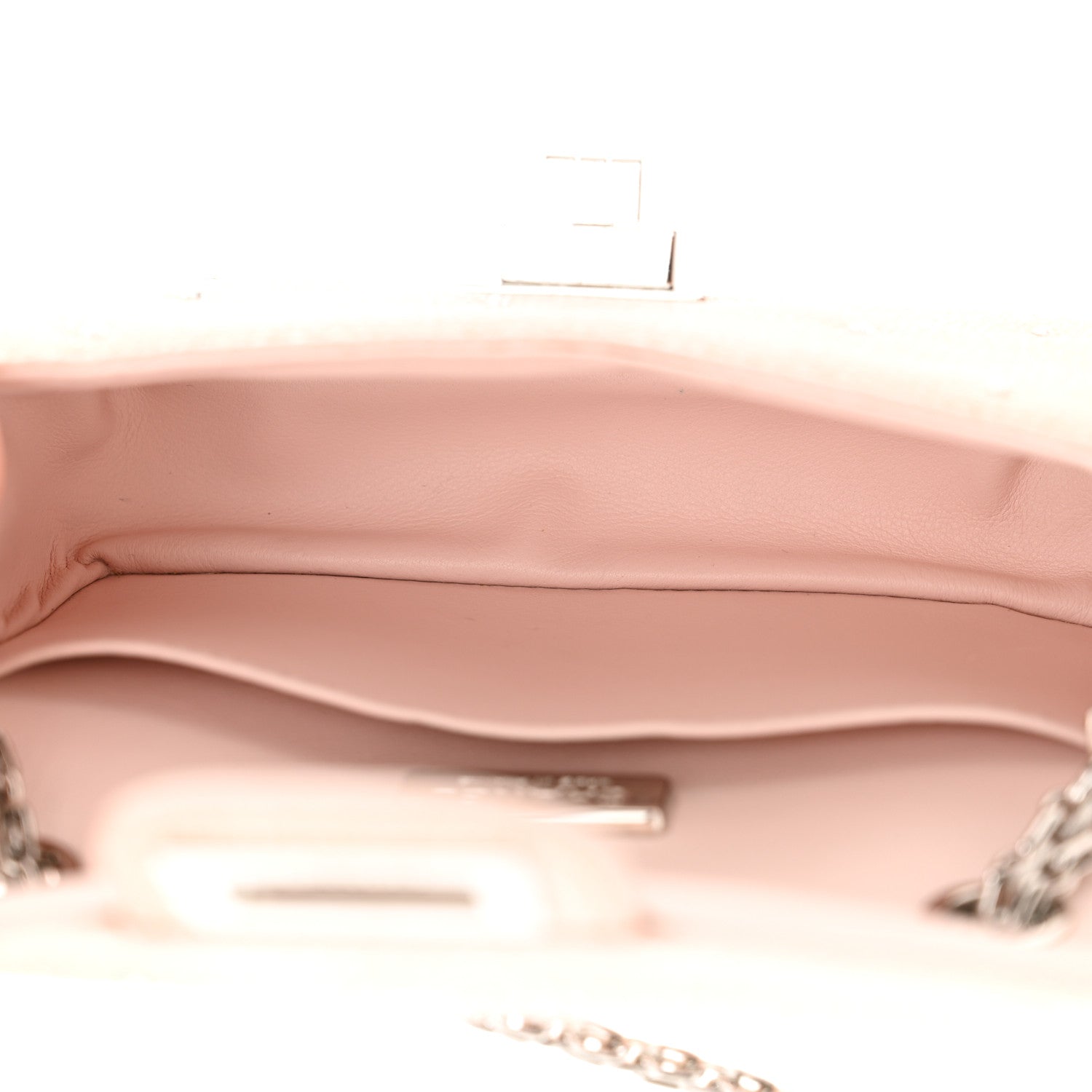 Galuchat Stingray Crystal Embellished 2.55 Reissue Mini Flap Light Pink