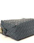 Nappa Intrecciato Small Loop Camera Bag Thunder