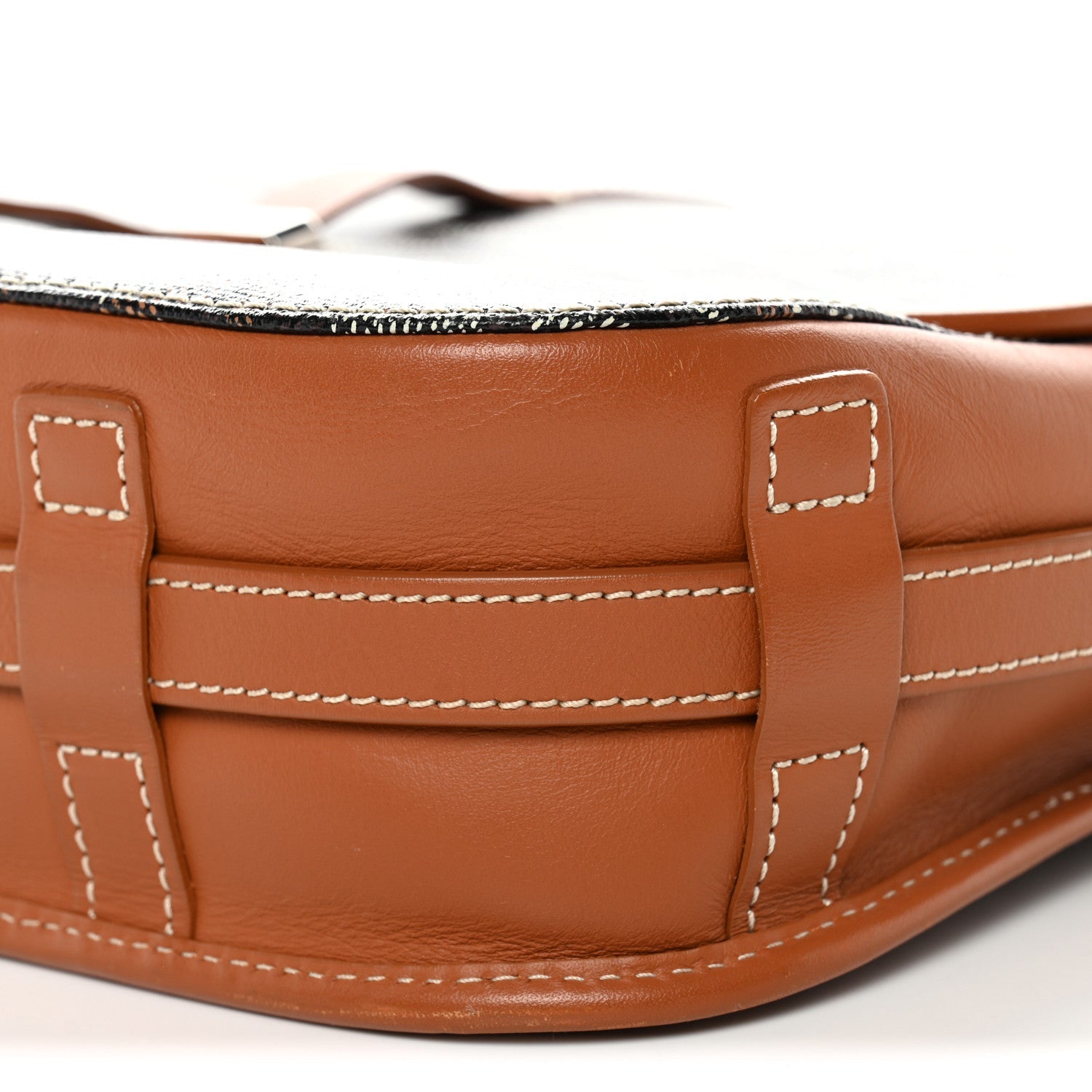 Goyardine Belvedere II MM Messenger Bag Black Gold