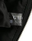 GG Supreme Monogram Web Messenger Bag Black