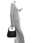 Boarded Dyana Lux Calfskin Medium Jackie 1961 Hobo Black