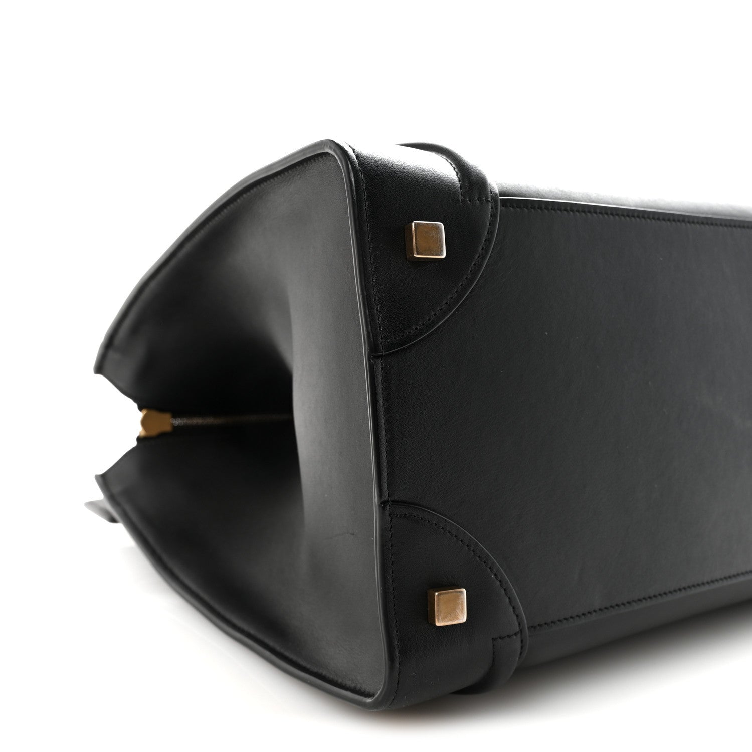 Smooth Calfskin Mini Luggage Black