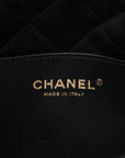 Shiny Calfskin Quilted Mini CHNL 22 Black