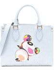 LV X TM Empreinte Monogram Onthego PM Washed Blue