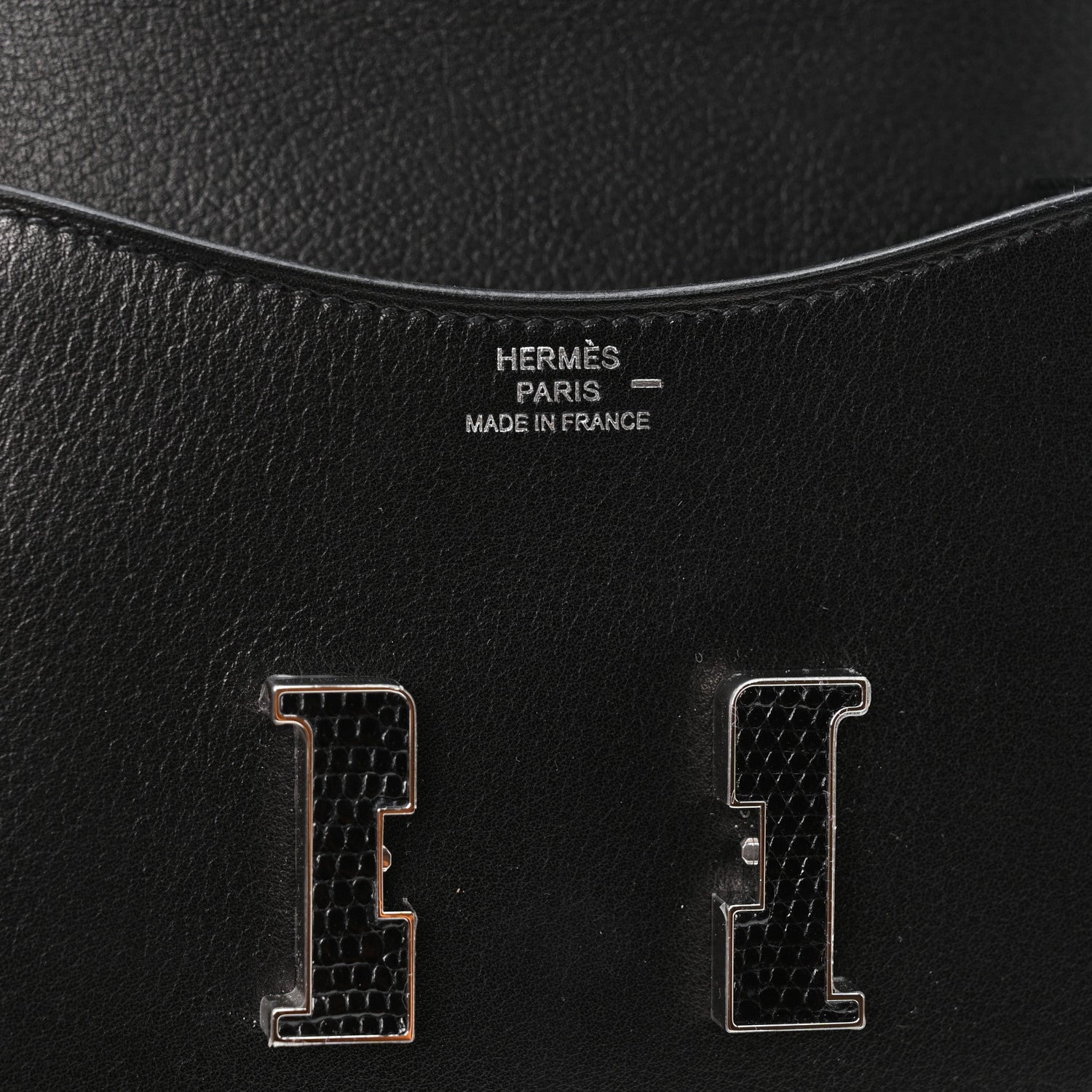 Evergrain Lizard Constance Slim Wallet Black