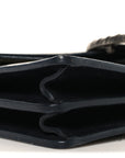GG Supreme Monogram Small Dionysus Shoulder Bag Black