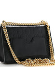 GCCIssima Small Padlock Shoulder Bag Black