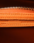 Goatskin Micro Luggage Light Orange