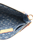 LV X TM Monogram Denim Cerises Pochette Accessories Blue