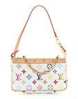 LV X TM Monogram Multicolor Pochette Accessories White