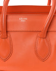 Smooth Calfskin Mini Luggage Orange