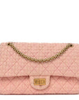 Wool Tweed Quilted 2.55 Reissue 225 Flap Light Pink
