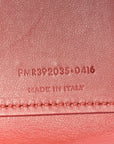 Calfskin Crocodile Embossed Nano Sac De Jour Rose Fonce