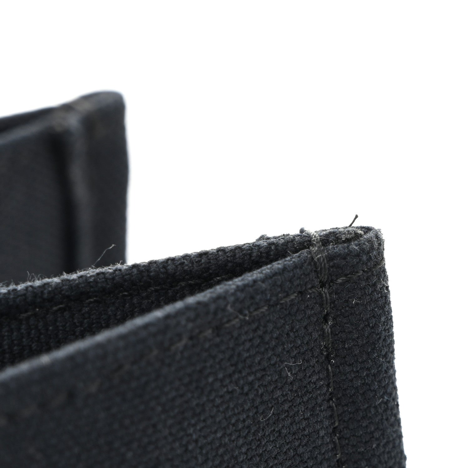 Canvas Studded Small Logo Tote Bag Black