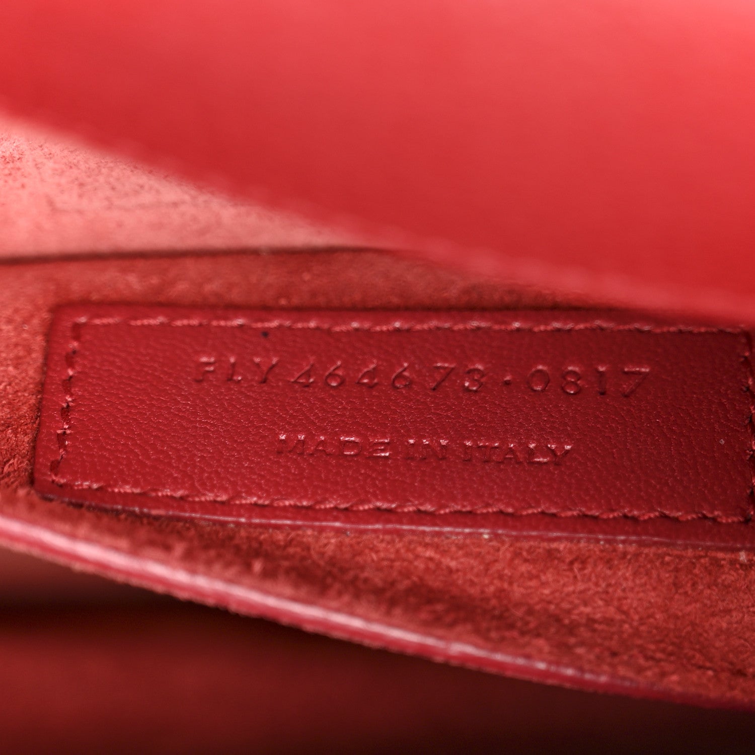 Grained Calfskin Medium Monogram Sunset Satchel Red