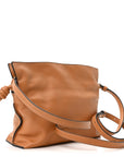 Calfskin Mini Flamenco Knot Clutch Warm Desert