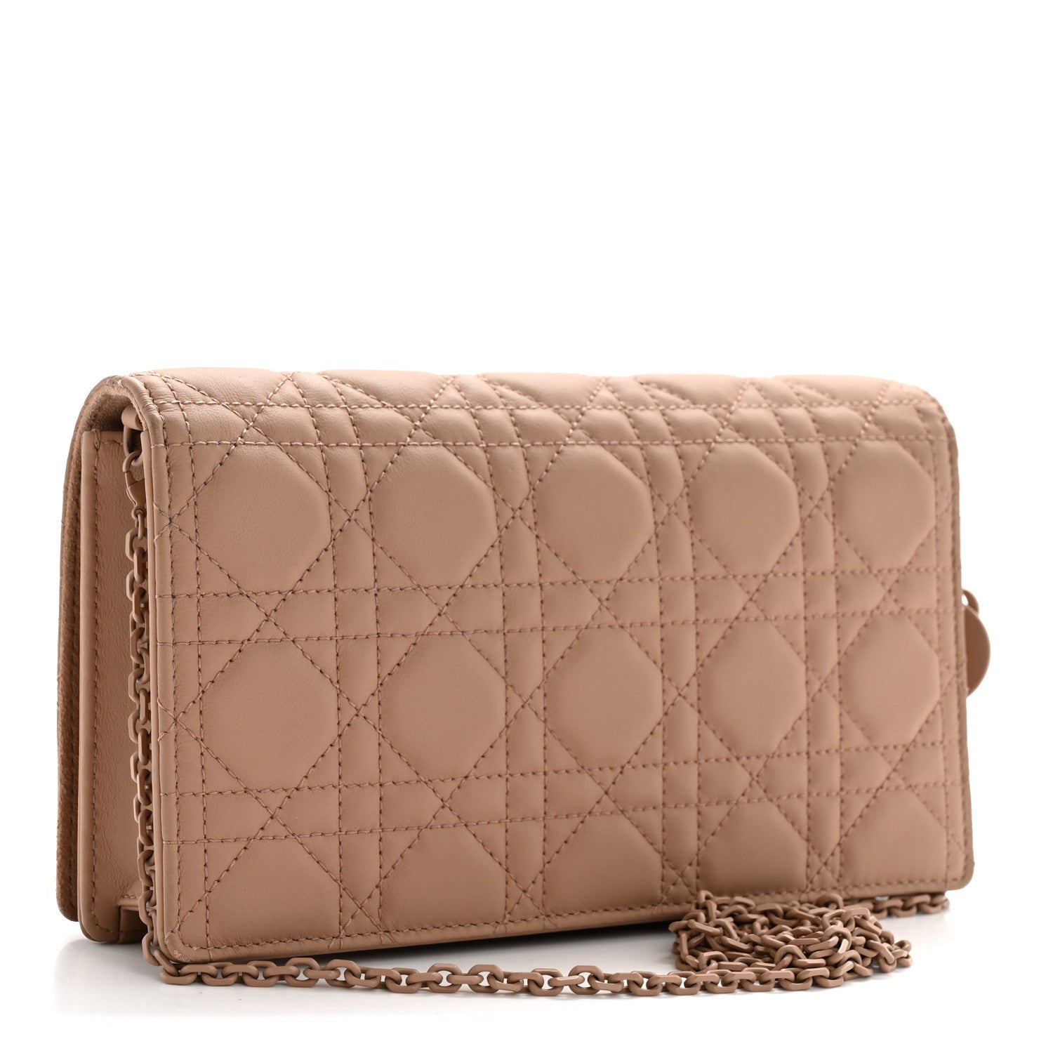 Ultra Matte Calfskin Cannage Lady D1OR Clutch Fard