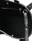 Grained Calfskin Mini 2.0 Everyday North South Shoulder Tote Bag Black