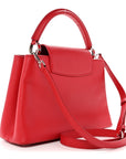 Taurillon Capucines PM Rubis