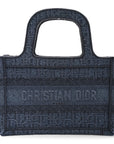 Oblique Denim Mini Book Tote Blue