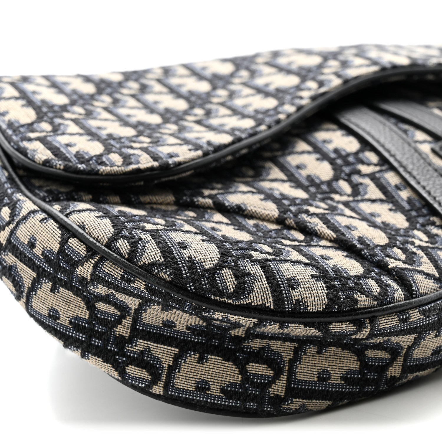 Oblique Mens Saddle Bag Blue