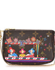 Monogram 2020 Christmas Animation Bumper Cars Mini Pochette Accessories Coquelicot