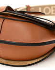 Calfskin Jacquard Mini Gate Dual Bag Tan
