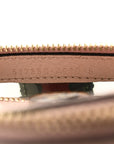 Vinyl Web Mini Ophidia Transparent Shoulder Bag Perfect Pink