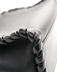 Nappa Lace Up Mini Peekaboo Iconic Satchel Black