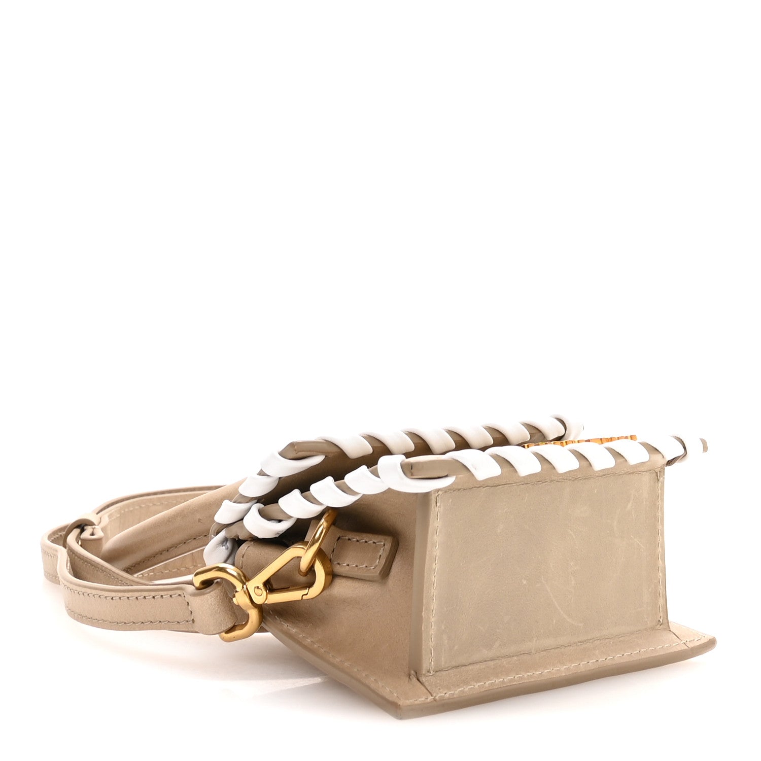 Calfskin Le Chiquito Whipstitch Beige