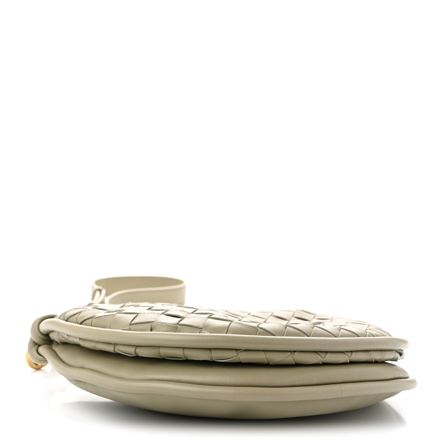 Nappa Intrecciato Small Gemelli Multipocket Bag Travertine Muse