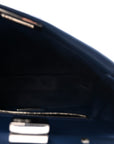 Nappa Mini Peekaboo Iconic Satchel Dark Blue