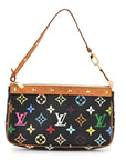 Monogram Multicolor Pochette Accessories Black