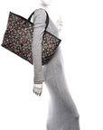 Coated Canvas Coco Small Tote Black