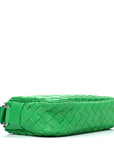 Calfskin Intrecciato Small Camera Bag Parakeet