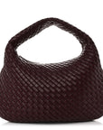 Lambskin Intrecciato Medium Padded Veneta Deep Mahogany