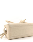 Suede Crocodile Embossed Le Petit Turismo Ivory