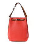 Taurillon Clemence Barenia So Kelly 26 Rouge Pivoine Fauve