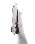 Crinkled Patent Cannage Small Lucky Badges My Lady D1OR Black