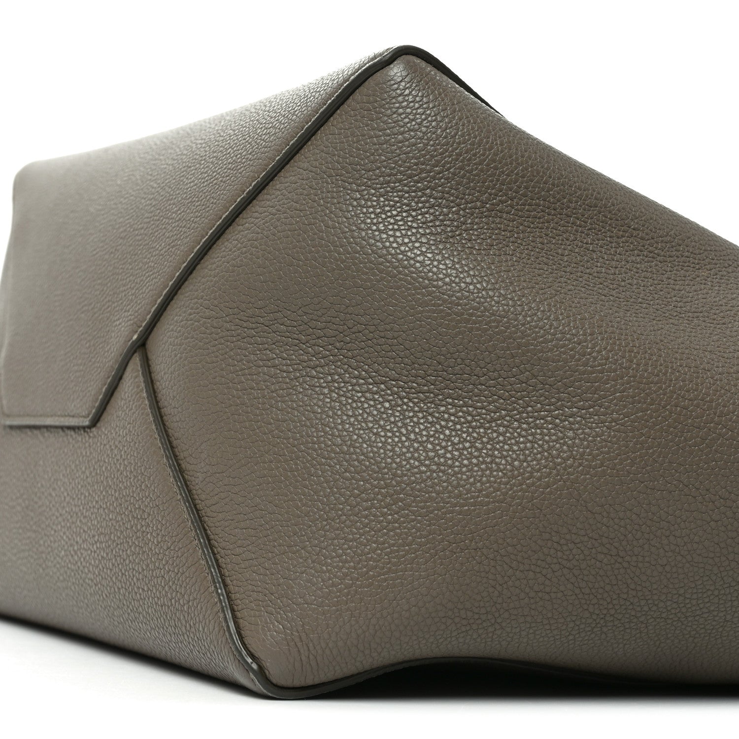 Soft Grained Calfskin Small Belt Cabas Phantom Taupe