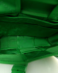 Paper Calfskin Intreccio Cassette Belt Bag Parakeet