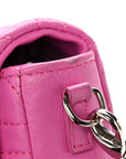 Lambskin Cannage Miss D1OR Promenade Pouch Fuchsia