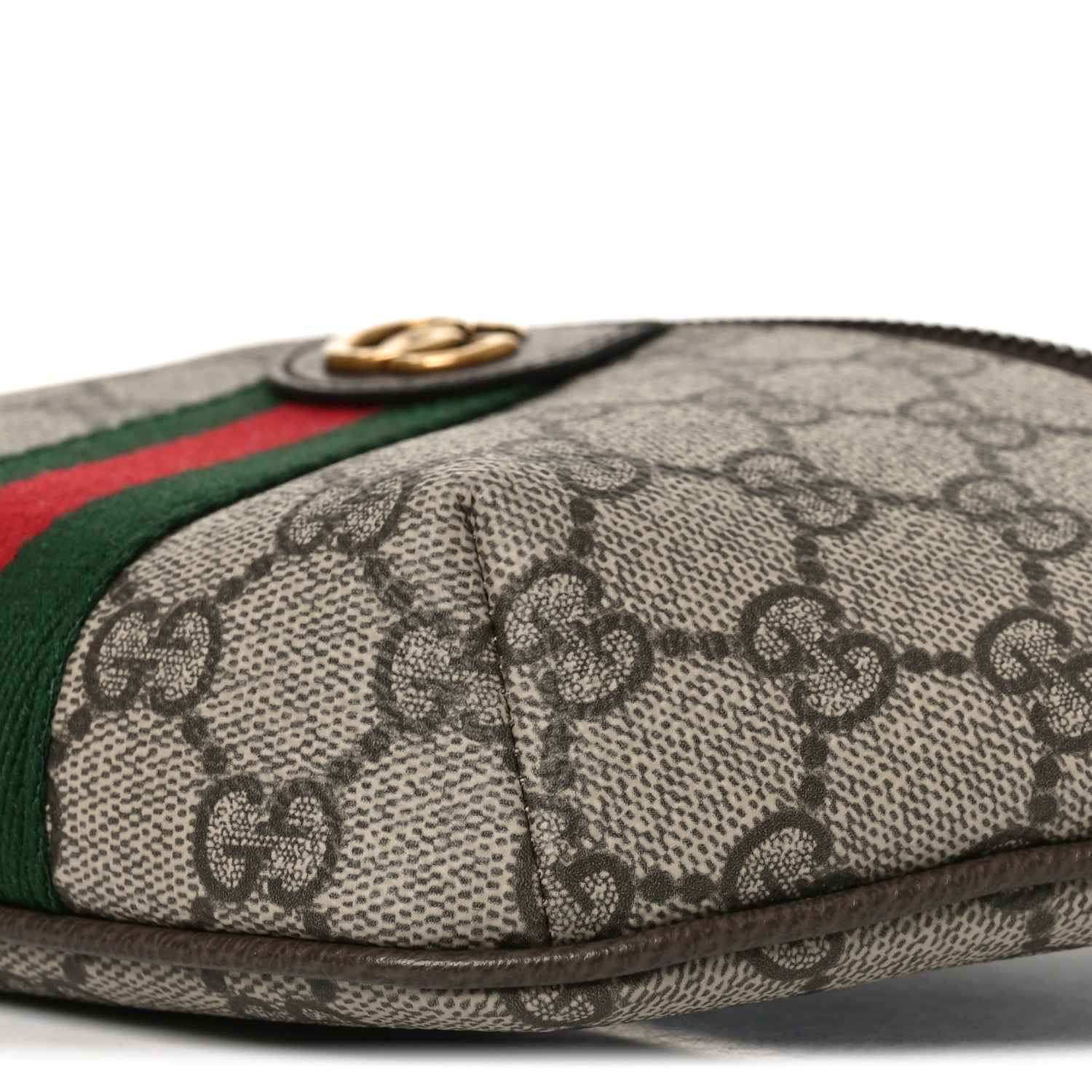 GG Supreme Monogram Web Small Ophidia Belt Bag Beige Ebony New Acero