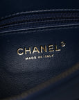 Caviar Quilted Filigree Waist Bag Blue