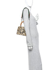 Snakeskin Bamboo Web Mini Dionysus Top Handle Bag