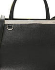 Vitello Elite Apple Charm Petite 2Jours Tote Black