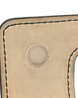 Calfskin J'AD1OR Chain Flap Bag Off White